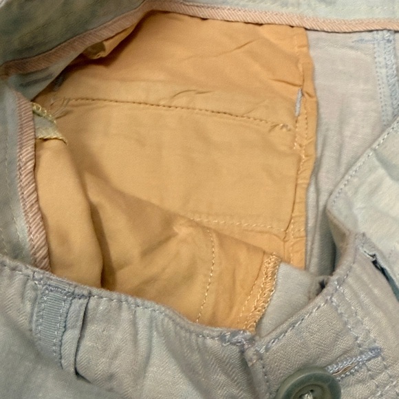 NWOT. Pilcro and the Letterpress Linen-blend Light Blue Pants, Size 8 Tall - Picture 6 of 16